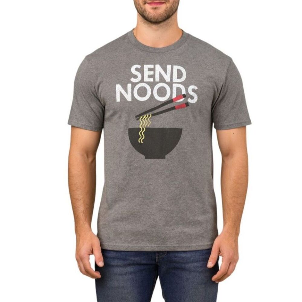 Delta Pro Weight “Send Noods” Graphic T-Shirt | Size Medium